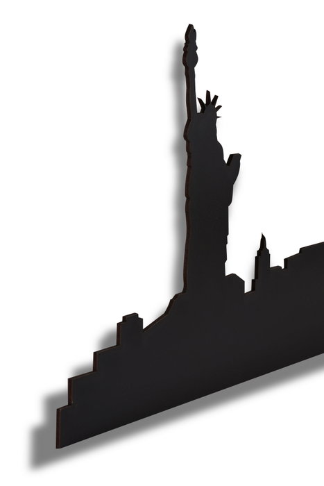 Wallity NYC Skyline - Yellow